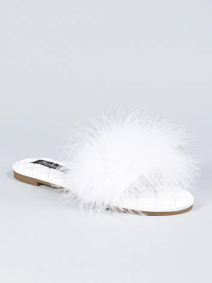 Fredericks Of Hollywood Maxim Feather Flat Sandal Vibrators