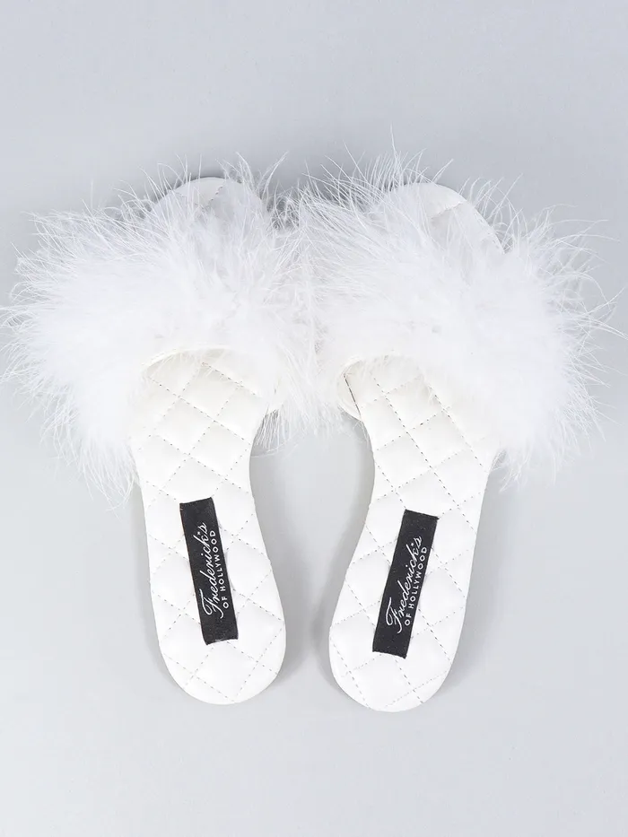 Fredericks Of Hollywood Maxim Feather Flat Sandal Vibrators