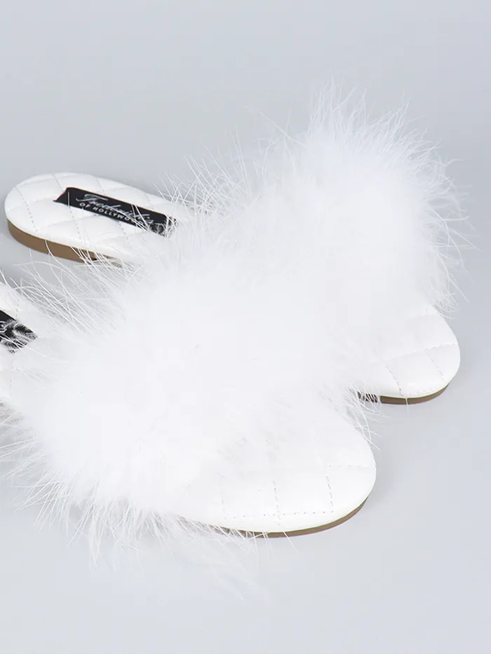 Fredericks Of Hollywood Maxim Feather Flat Sandal Vibrators