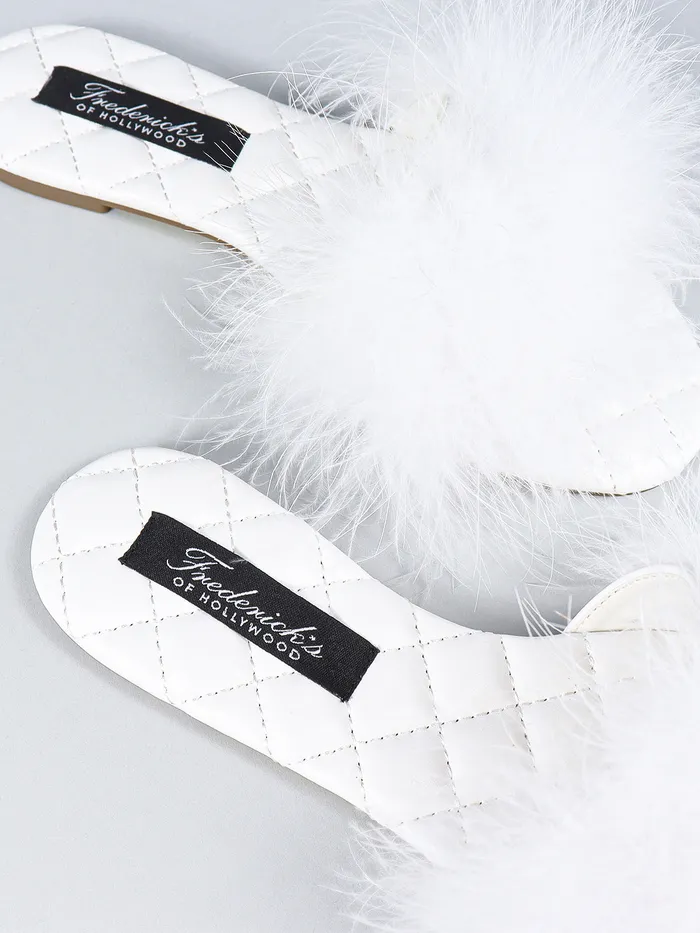 Fredericks Of Hollywood Maxim Feather Flat Sandal Vibrators