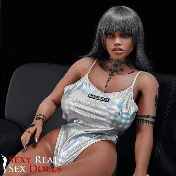 IronTech Male Sex Toys 158cm 5ft2 Ebony Plump Mama Sex Doll Atiana