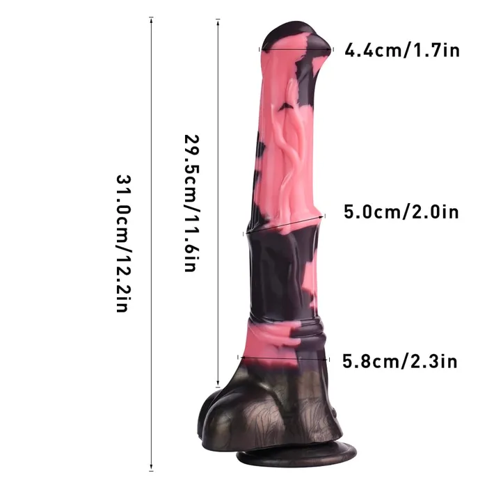 LUKE Female Sex Toys Simulation Animal Penis Alexandre Dumas Silicone Dildo