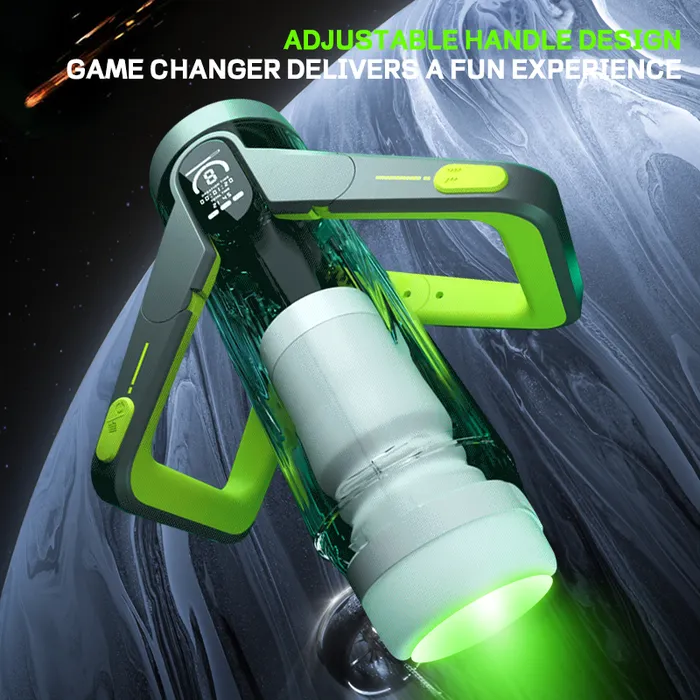 lurevibe Automatic Male Masturbator Sex Toys for Men Male Sex Toy with 9 Thrusting Powered By Tryfun Male Sex Toys