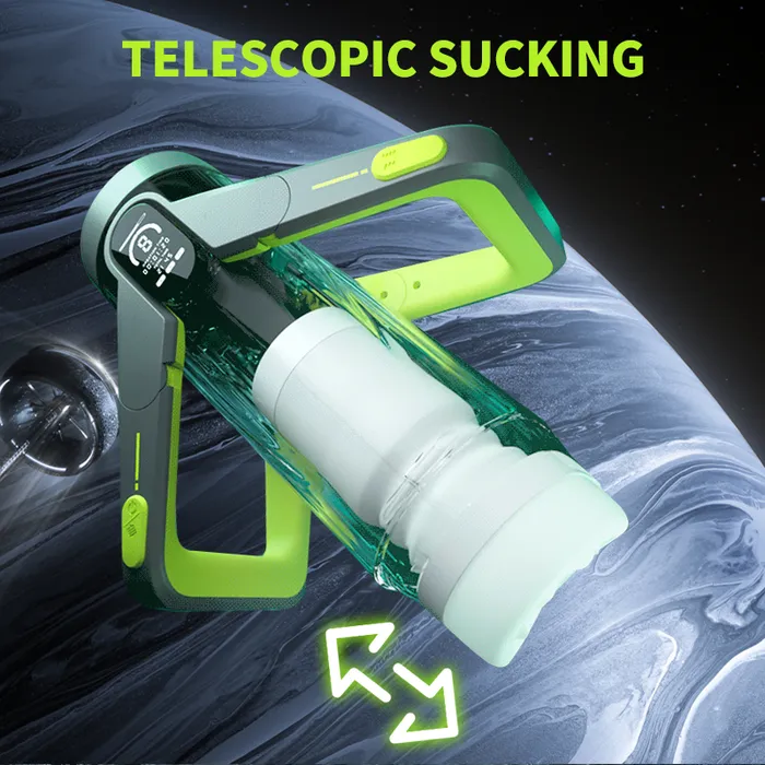 lurevibe Automatic Male Masturbator Sex Toys for Men Male Sex Toy with 9 Thrusting Powered By Tryfun Male Sex Toys