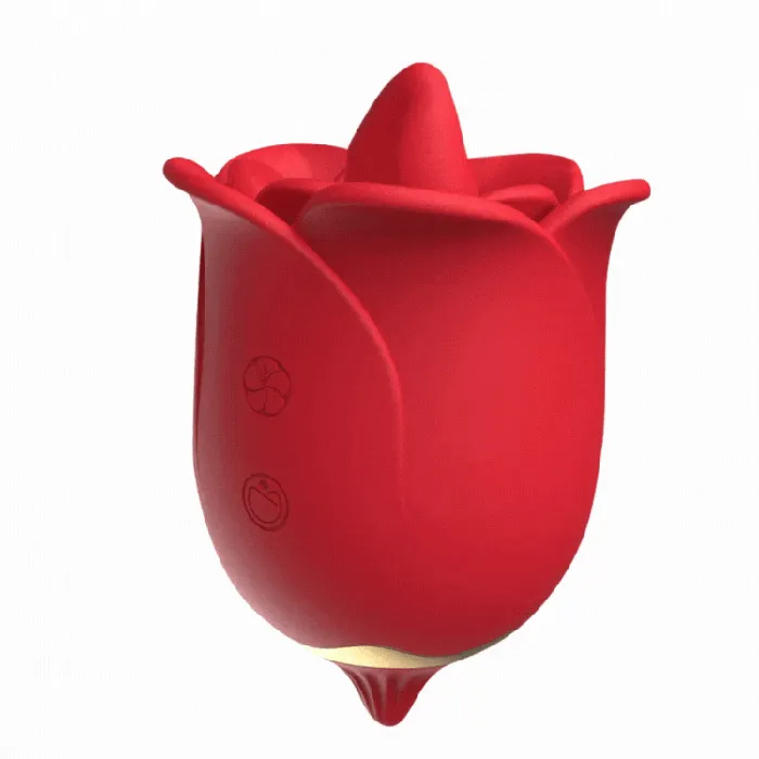 Lurevibe Female Sex Toys Lurevibe Rose Toys Nipples Clitorals Stimulator With Tongue For Women