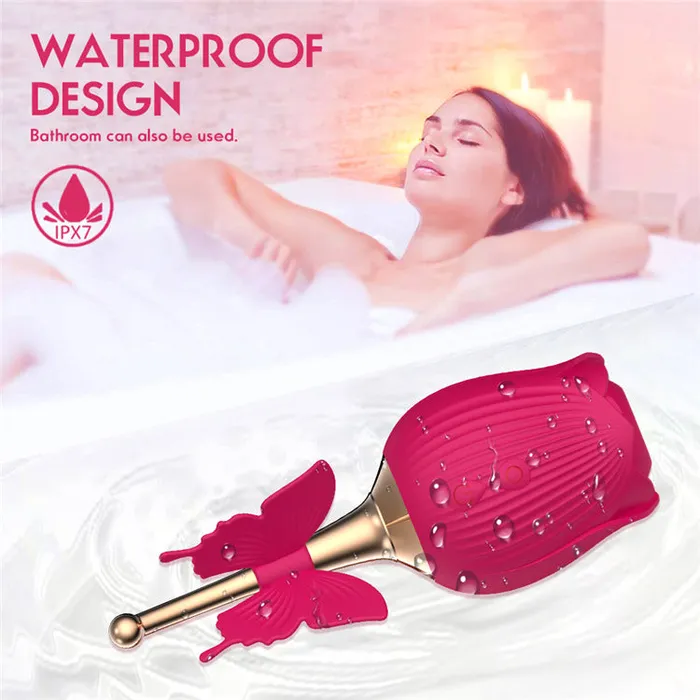 Lurevibe Rose Shape Vaginal Vibrator Stimulation Gspot Sex Toys For Women Lurevibe Vibrators