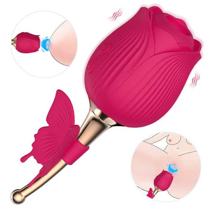 Lurevibe Rose Shape Vaginal Vibrator Stimulation Gspot Sex Toys For Women Lurevibe Vibrators