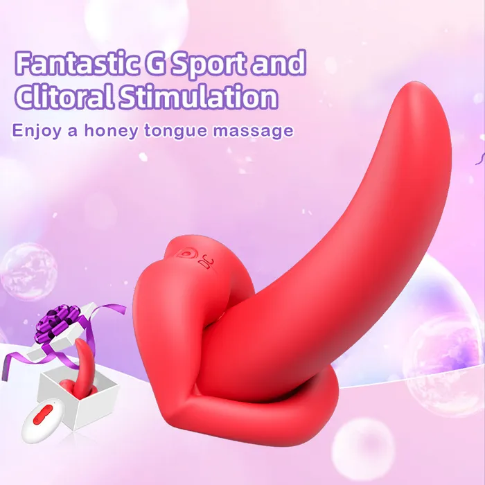 Lurevibe Vibrators Lurevibe Honey Tongue 5th Generation Wireless Remote Control Vibrator Simulated Lips and Tongue 10 Frequency Vibration Wearable Vibrator Lurevibe Vibrators Lurevibe Honey Tongue 5th Generation Wireless Remote Control Vibrator Simulated Lips and Tongue 10 Frequency Vibration Wearable Vibrator