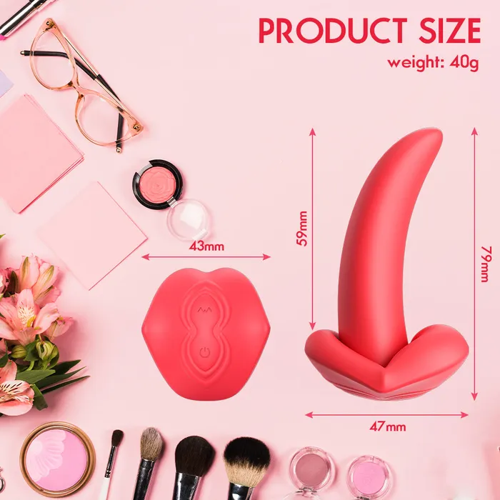 Lurevibe Vibrators Lurevibe Honey Tongue 5th Generation Wireless Remote Control Vibrator Simulated Lips and Tongue 10 Frequency Vibration Wearable Vibrator Lurevibe Vibrators Lurevibe Honey Tongue 5th Generation Wireless Remote Control Vibrator Simulated Lips and Tongue 10 Frequency Vibration Wearable Vibrator