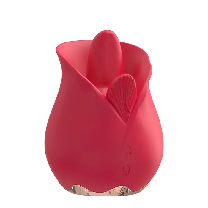 Lurevibe Vibrators Lurevibe Roman 9 Frequency Tonguelicking Rose Toy
