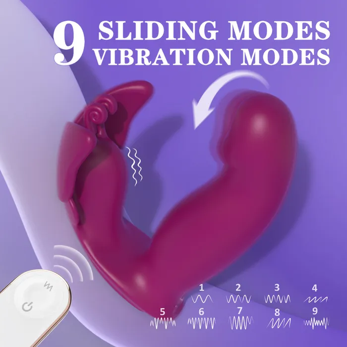Lurevibe Vibrators Sex Toy 9 Vibration Modes for C Spot G Spot Wearable Vibrating Egg