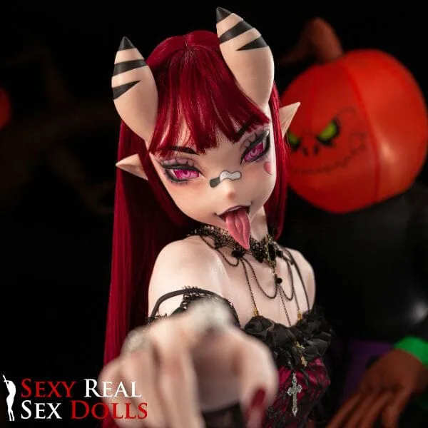 Male Sex Toys CLM 157cm 5ft2 Demonic Anime Silicone Sex Doll Youko