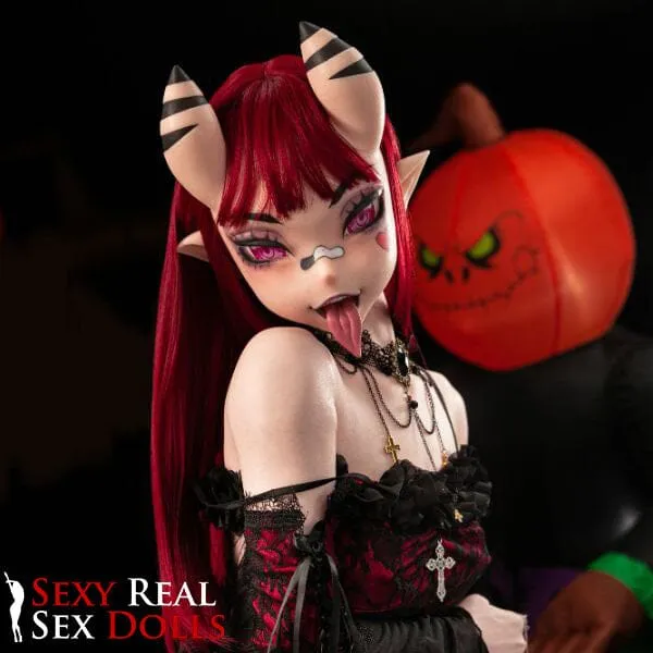 Male Sex Toys CLM 157cm 5ft2 Demonic Anime Silicone Sex Doll Youko