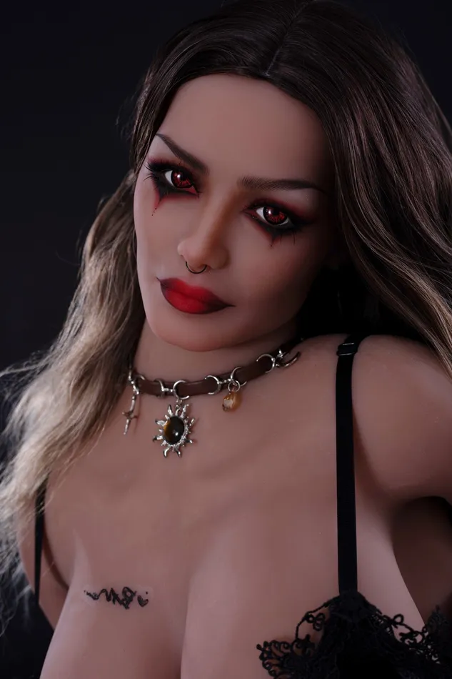 Male Sex Toys COS DOLL Hallie168cm5ft5 US Stock Fantasy Sex Doll Huge Soft Large Breasts Horror Gothic Female Doll For Passionate And Dangerous Experience