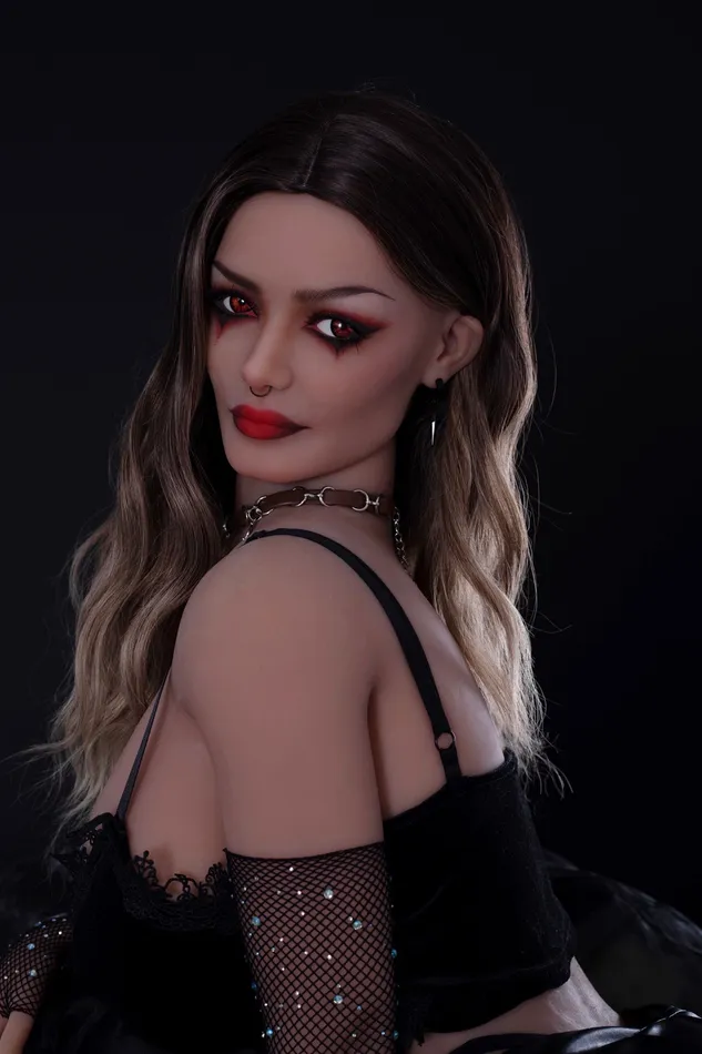 Male Sex Toys COS DOLL Hallie168cm5ft5 US Stock Fantasy Sex Doll Huge Soft Large Breasts Horror Gothic Female Doll For Passionate And Dangerous Experience