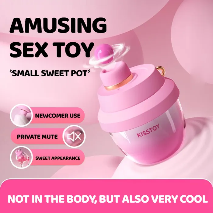Male Sex Toys kistoy Kistoy Sweet Jar Sucking Toy Female Orgasm Masturbator