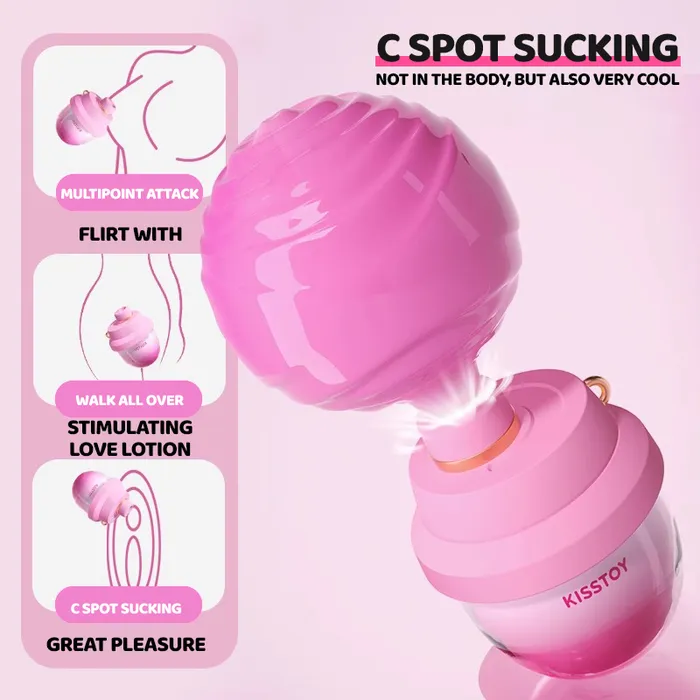 Male Sex Toys kistoy Kistoy Sweet Jar Sucking Toy Female Orgasm Masturbator