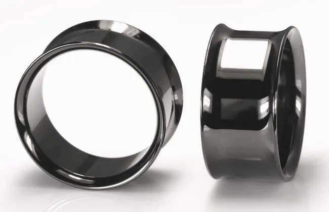 10g1 BLACK Double Flare Earlets Black Plugs PVD Coated Price Per 1 Painful Pleasures Anal 10g1 BLACK Double Flare Earlets Black Plugs PVD Coated Price Per 1 Painful Pleasures Anal