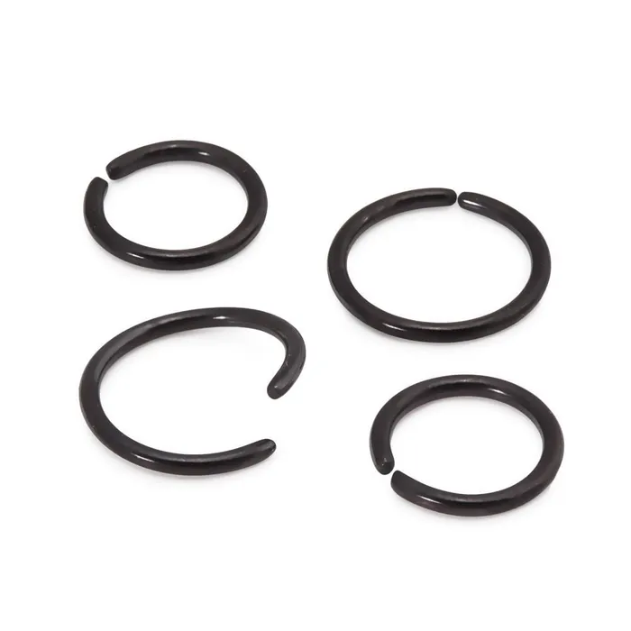 16g Black Seamless Niobium Ring Price Per 1 Painful Pleasures Anal