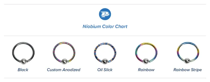16g Black Seamless Niobium Ring Price Per 1 Painful Pleasures Anal