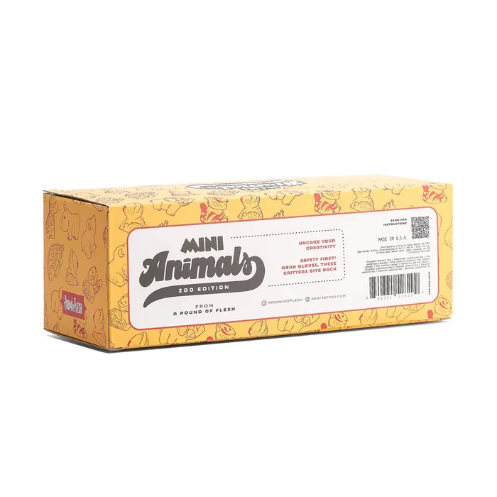 A Pound of Flesh Mini Animals Zoo Edition 8 Tattooable Critters A Pound of Flesh Dildos