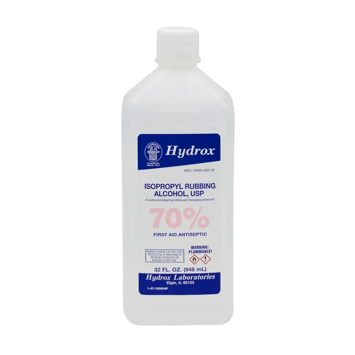 Alcohol 70 Isopropyl Quart 32oz Hydrox Laboratories Vibrators