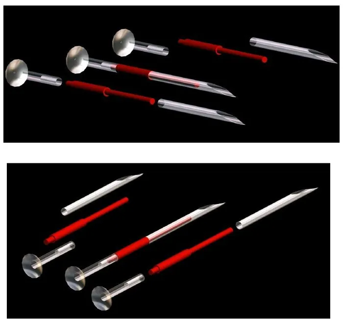 Anal 16g Disposable Stainless Steel Pin Taper for Internally Threaded or Threadless Jewelry Price Per 1 Pierced Tools