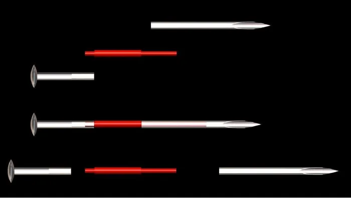Anal 16g Disposable Stainless Steel Pin Taper for Internally Threaded or Threadless Jewelry Price Per 1 Pierced Tools