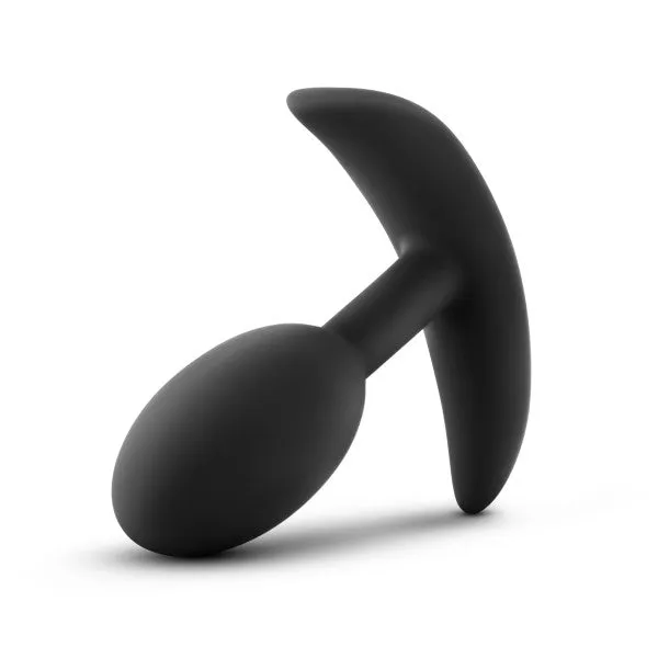 Anal Adventures Slim Vibra Weighted Plug Small Blush Male Sex Toys
