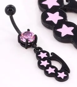 Anal Black Knuckles n Stars 14g 716 Belly Button Body Jewelry Painful Pleasures Anal Black Knuckles n Stars 14g 716 Belly Button Body Jewelry Painful Pleasures