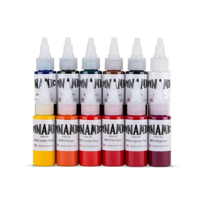 Anal Dynamic Dynamic OG Tattoo Ink Color Set 1 oz Bottles