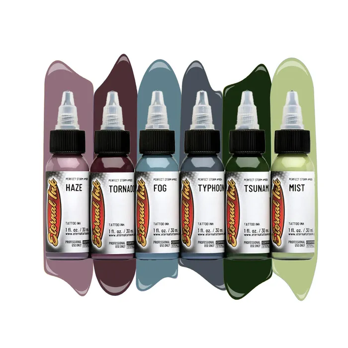 Anal Eternal Mike DeVries Perfect Storm Set of 6 1oz Bottles Eternal Tattoo Ink Anal Eternal Mike DeVries Perfect Storm Set of 6 1oz Bottles Eternal Tattoo Ink