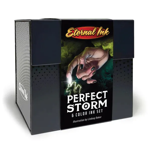 Anal Eternal Mike DeVries Perfect Storm Set of 6 1oz Bottles Eternal Tattoo Ink