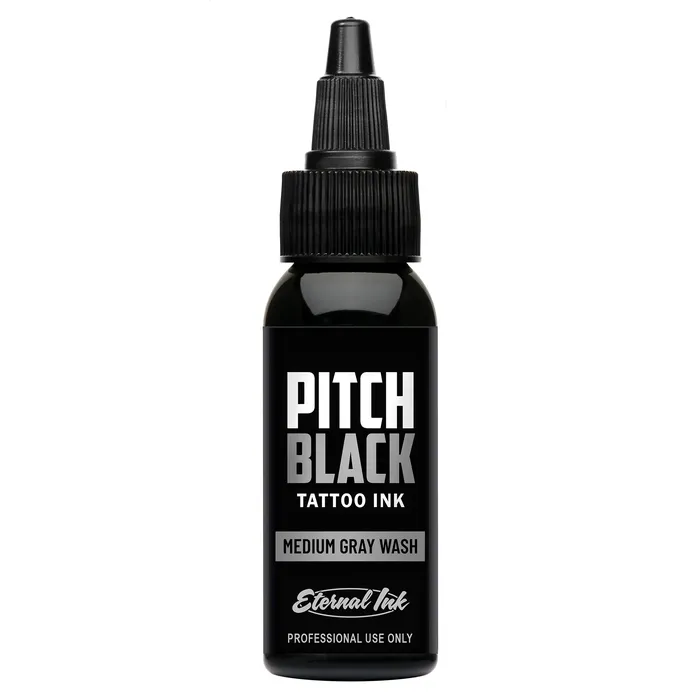 Anal Eternal Pitch Black Medium Dark Gray Wash Eternal Ink Pick Size