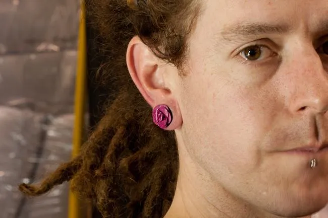 Anal Georgia OKeeffe Leather Flower Double Flare Horn Plug Price Per 1 Elementals Organics