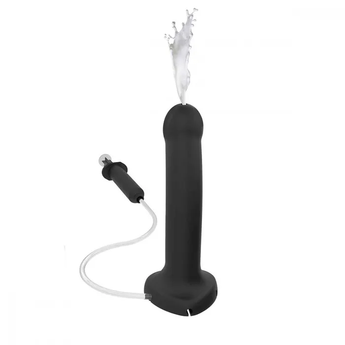 Anal Lovely Planet StrapOnMe 75 Inch Silicone Squirting Cum Dildo Black