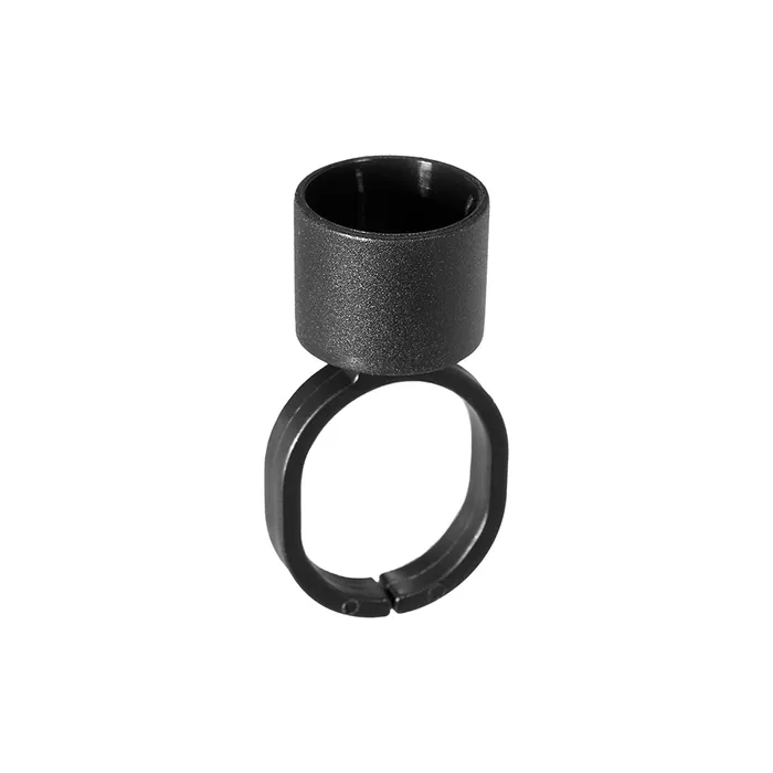 Anal Precision Cosmetic Ink Cup Holder Finger Ring Black Bag of 50