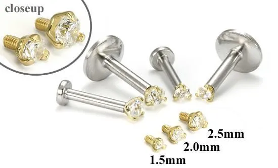 Anal Tilum 18g16g Internally Threaded Yellow Gold Crystal Jewel Top Price Per 1 Tilum Anal Tilum 18g16g Internally Threaded Yellow Gold Crystal Jewel Top Price Per 1 Tilum