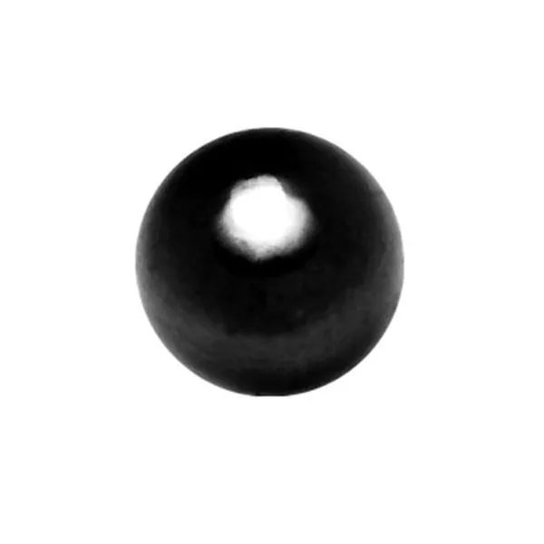 Anal Tilum Tilum PVD Black Titanium Captive Ball w Dimples Price Per 1