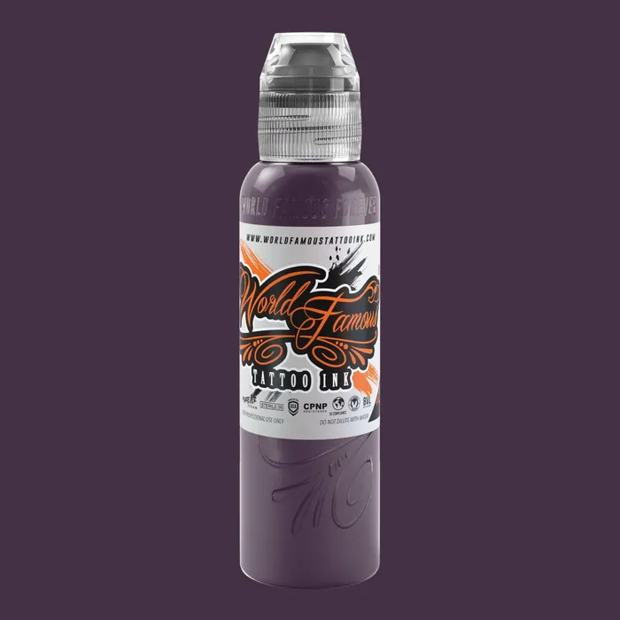 Anal World Famous Dima NBK Grape Grey Set World Famous Tattoo Ink 1oz