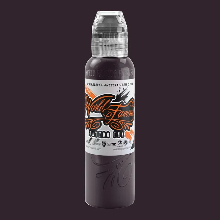 Anal World Famous Dima NBK Grape Grey Set World Famous Tattoo Ink 1oz