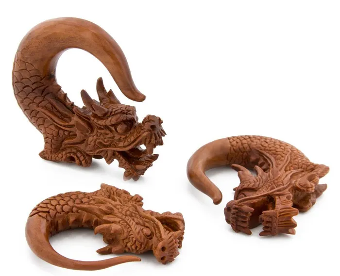 Ancient Protector Dragon Saba Wood Hanger Price Per 1 Elementals Organics Vibrators