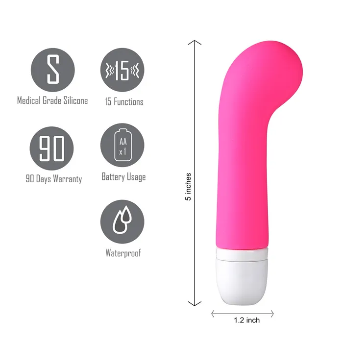 AVA Silicone 15Function Mini GSpot Vibe Maia Toys Vibrators AVA Silicone 15Function Mini GSpot Vibe Maia Toys Vibrators