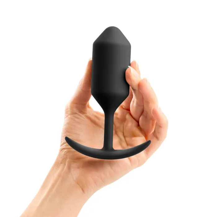 bVibe Anal Bvibe Snug Plug 3 Weighted Silicone Butt Plug 6 oz Various Colors