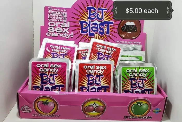 BJ Blast Candy Pleasher Spot Dildos