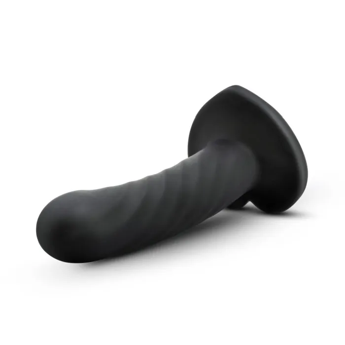 Blush Anal Temptasia Twist 5 Inch Silicone Pegging Dildo Black