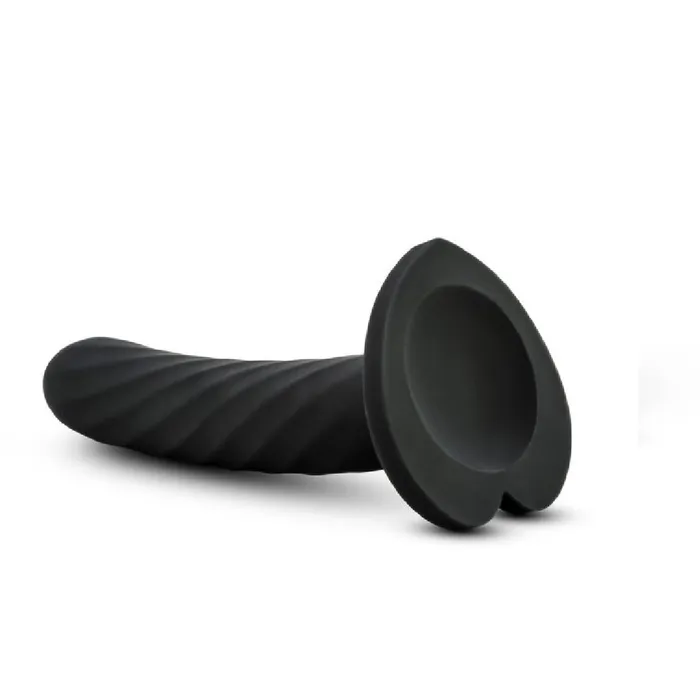 Blush Anal Temptasia Twist 5 Inch Silicone Pegging Dildo Black