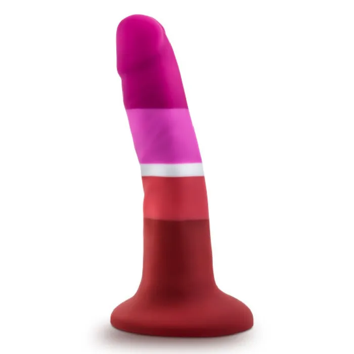 Blush Lesbian Pride 55 Inch Silicone Suction Cup Dildo Dildos