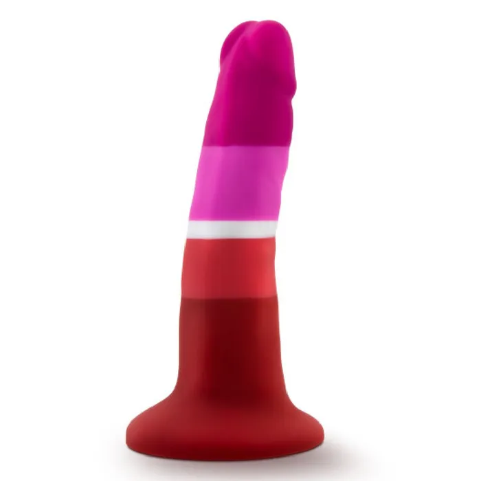 Blush Lesbian Pride 55 Inch Silicone Suction Cup Dildo Dildos