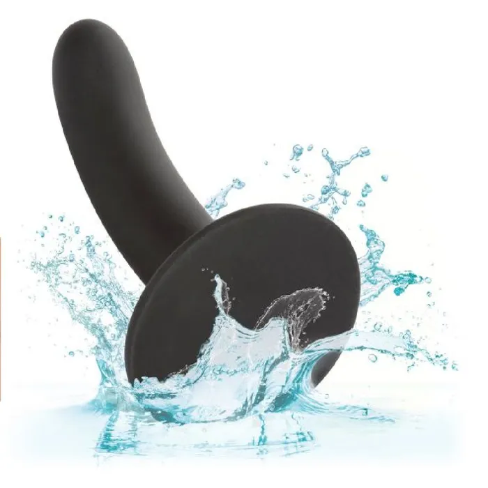 Boundless 6 Inch Smooth Black Silicone Dildo CalExotics Anal